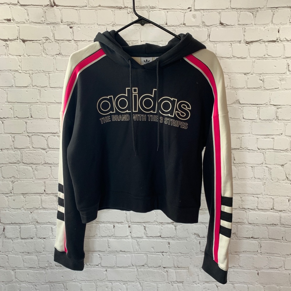Adidas Originals Slightly Cropped Hoodie Sweater